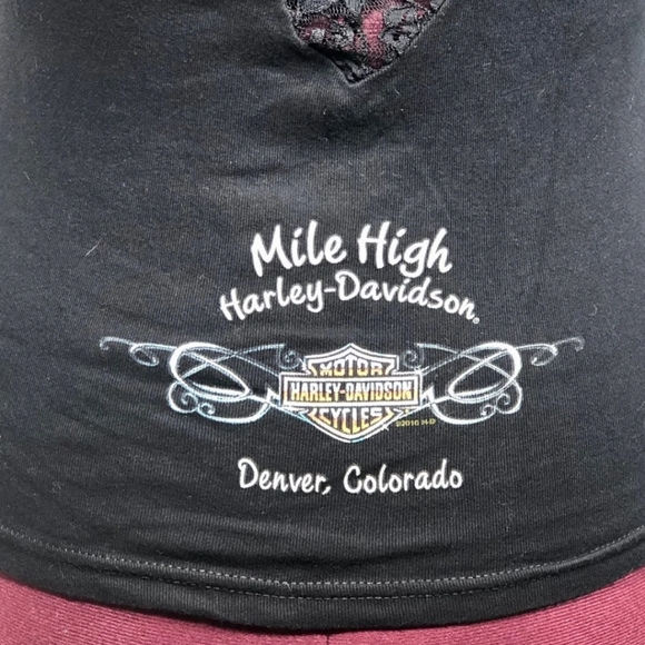 Harley-Davidson Lace Tee - Picture 7 of 8